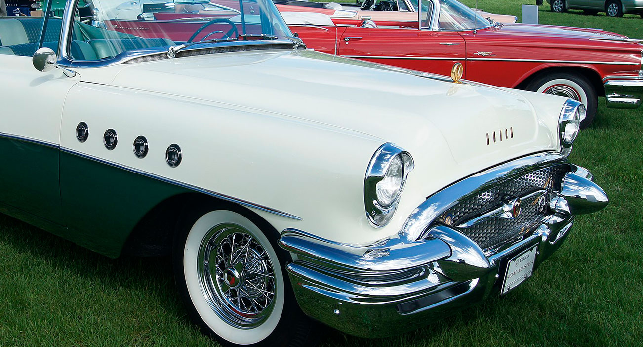 Location de cette voiture américaine Buick Roadmaster 1955