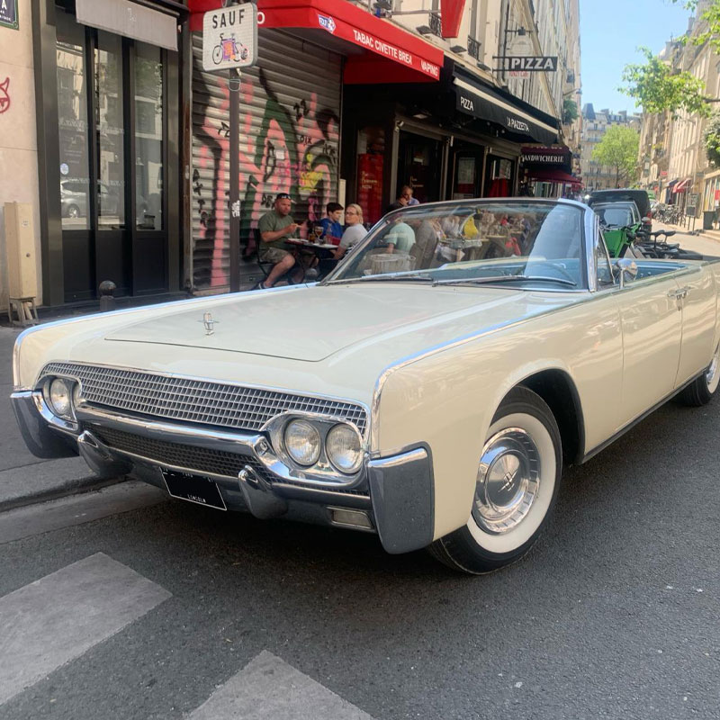 Lincoln Continental 1961 Location de voitures américaines à Paris