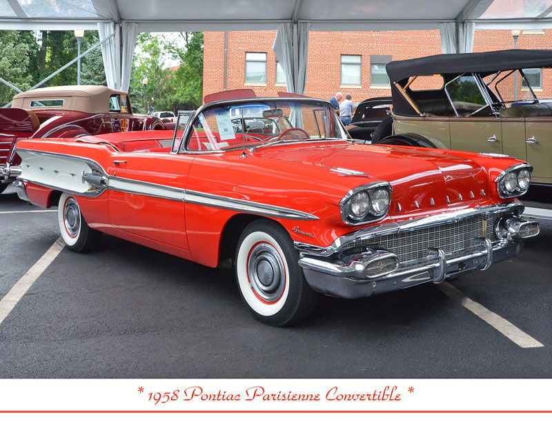 Location Cabriolet américain Pontiac 1958 