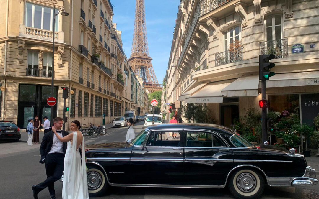 Location de voiture américaine pour un mariage Paris